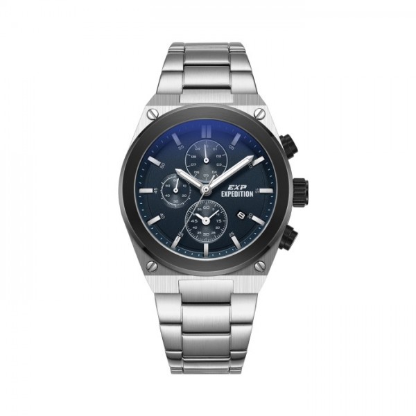 Expedition 6850 Silver Blue Dial MCBTBBU